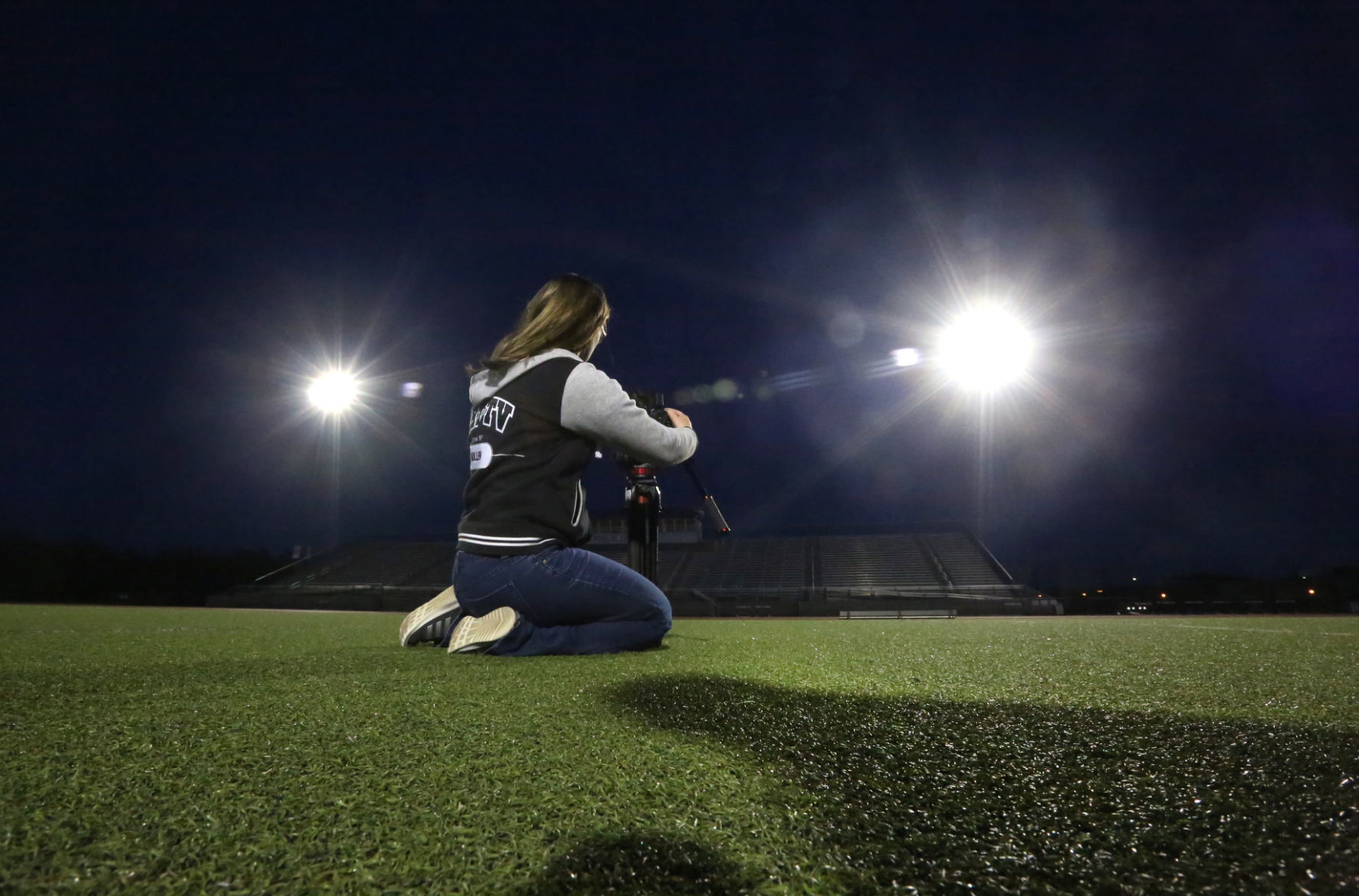 High school lights during Covid19